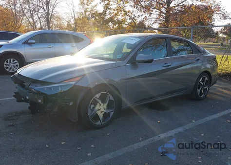 2021 Hyundai Elantra Hybrid Limited from USA, damaged, VIN KMHLN4AJ4MU007167